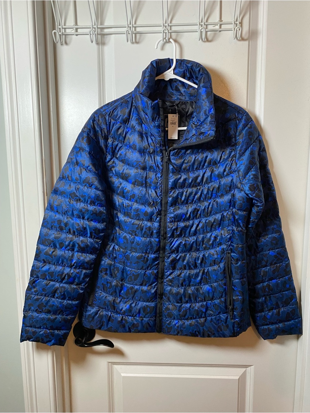NWT GAP Blue Quilted Packable Puffer Jacket